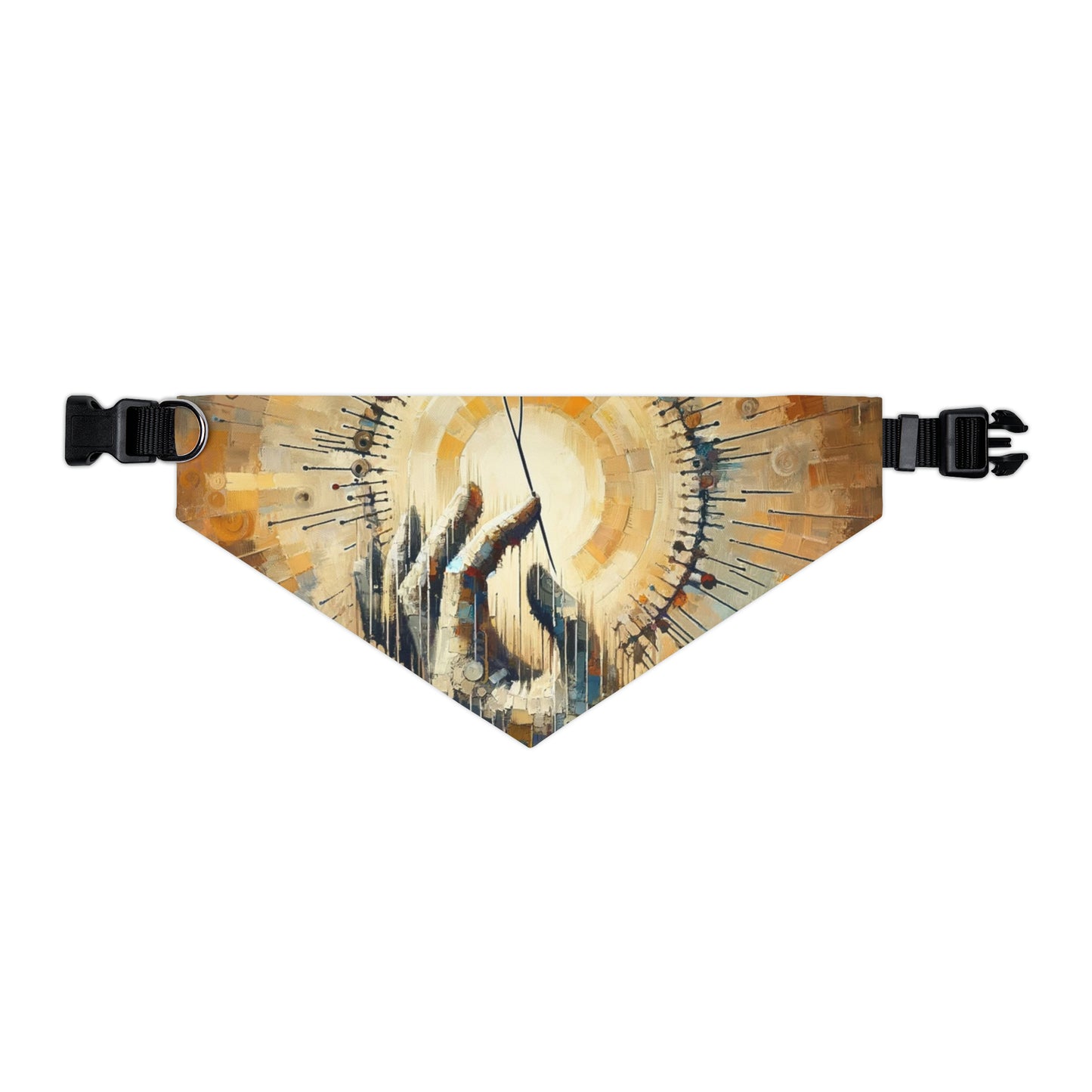 Sovereign Reflective Tachism Pet Bandana Collar