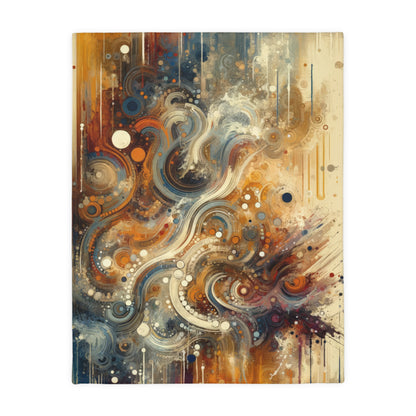 Dynamic Cultural Mosaic Velveteen Microfiber Blanket (Two-sided print)