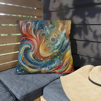 Dynamic Unity Tapestry Outdoor Pillows