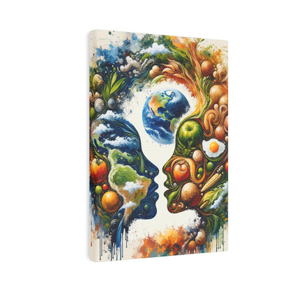 Earthly Dialogue Feast Canvas Photo Tile