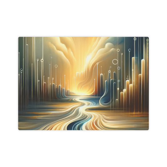 Frequency Shift Evocative Canvas Photo Tile