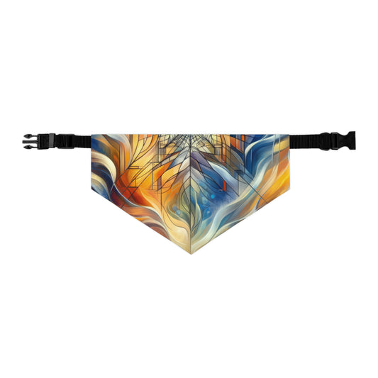 Weaving Renewal Web Pet Bandana Collar