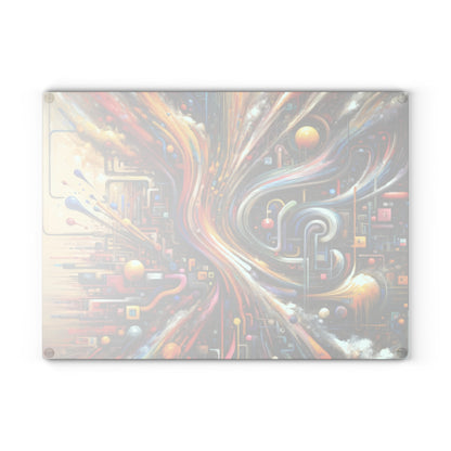 Information Bottleneck Cascade Glass Cutting Board