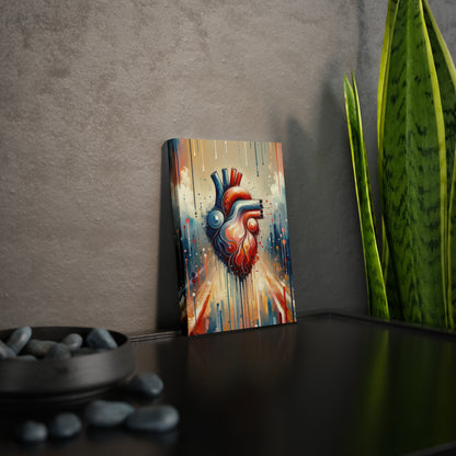 Rhythmic Heart Harmony Canvas Photo Tile