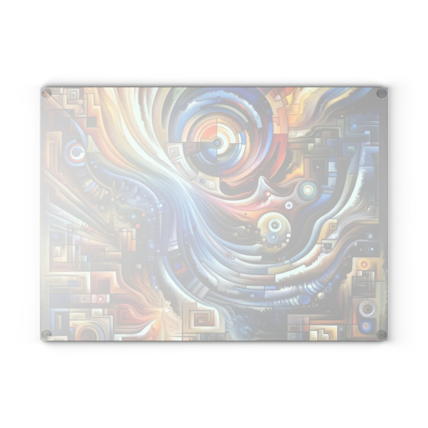 Awakening Spiral Empowerment Glass Cutting Board