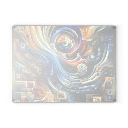 Awakening Spiral Empowerment Glass Cutting Board