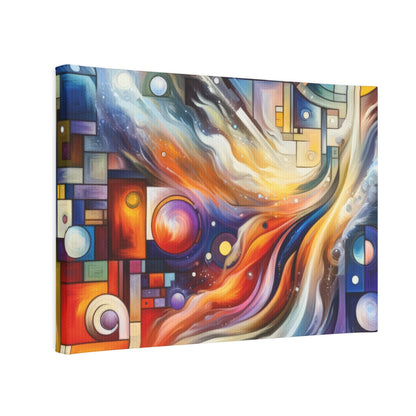 Cosmic Tachism Alchemy Canvas Photo Tile