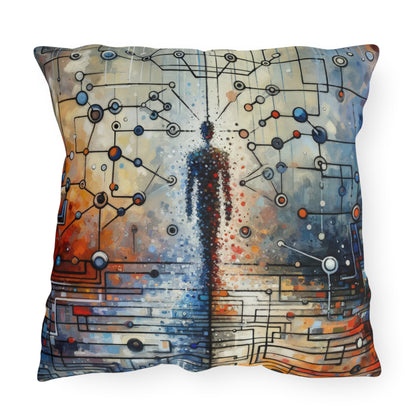 Technological Connectivity Bridge Outdoor Pillows