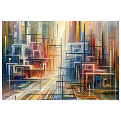 Urban Flow Interconnectedness Jigsaw Puzzle (30, 110, 252, 500,1000-Piece)