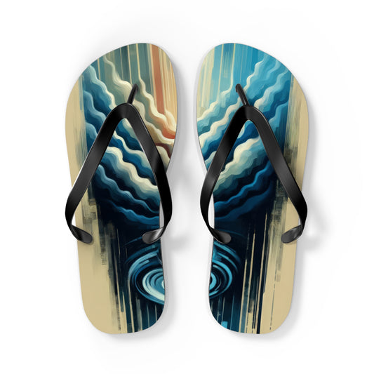 Ripple Effect Abstract Flip Flops