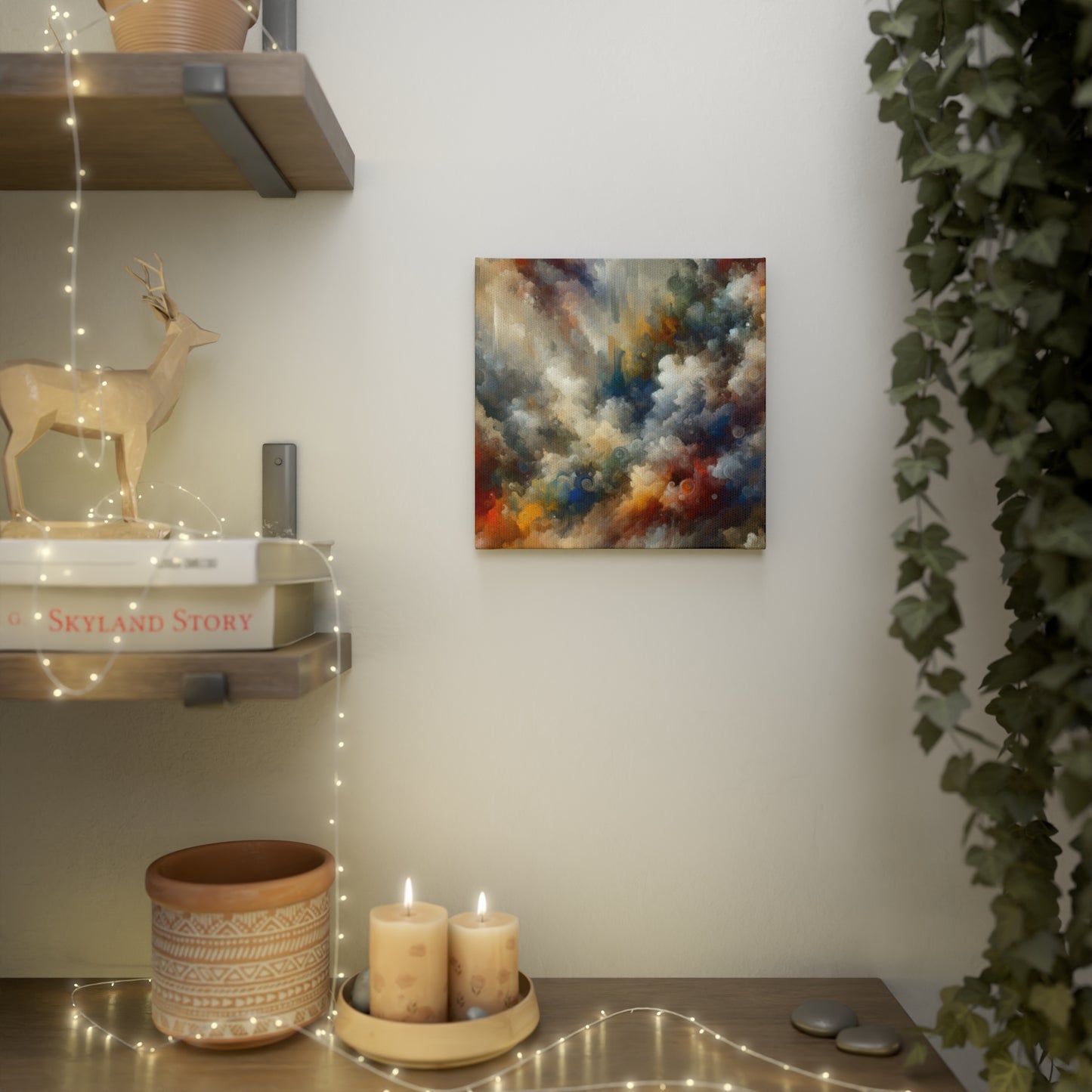 Unspoken Symphony Ethereal Canvas Photo Tile