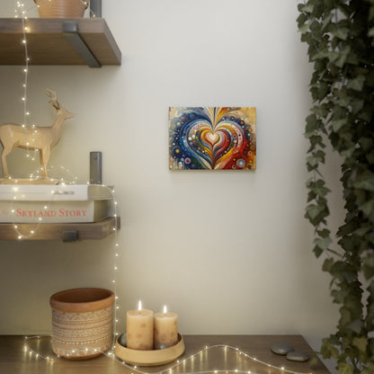 Harmonic Heart Essence Canvas Photo Tile
