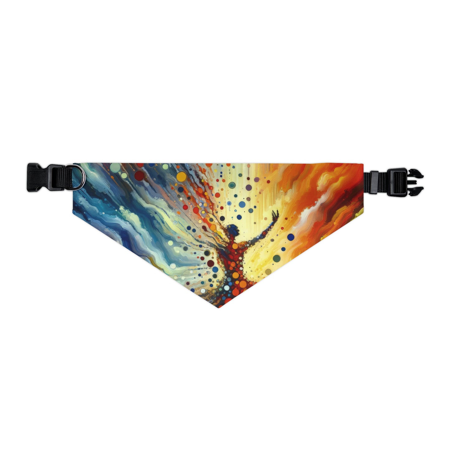 Vibrant Growth Symphony Pet Bandana Collar