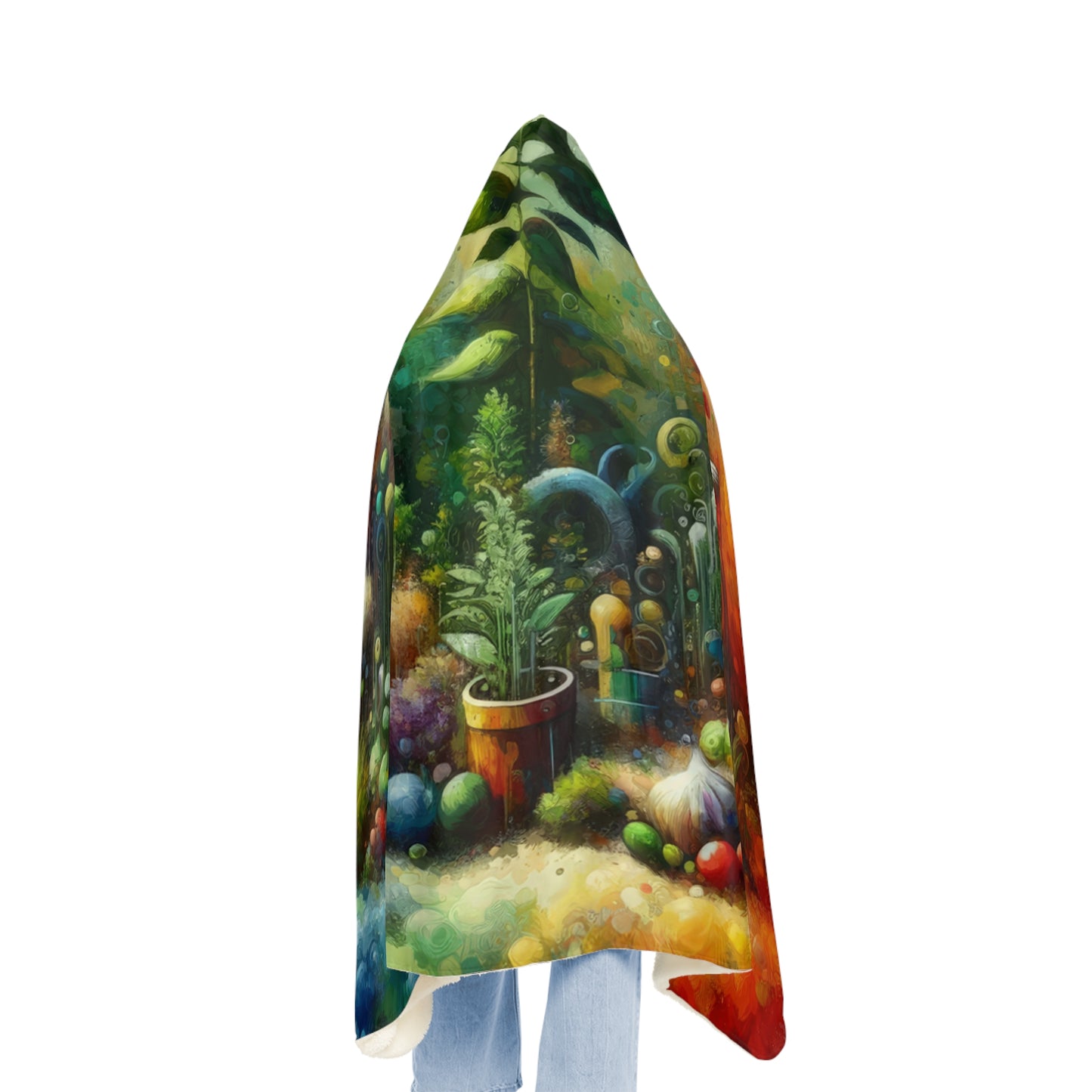 Communal Garden Microcosm Snuggle Blanket