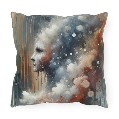 Ephemeral Hour Residue Outdoor Pillows