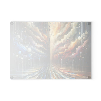Linguistic Resonance Cascade Glass Cutting Board