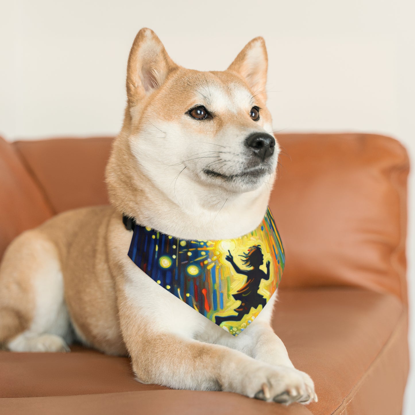 Child Firefly Chase Pet Bandana Collar
