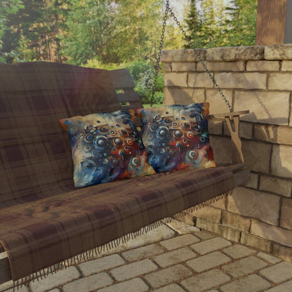 Tech Gratitude Fusion Outdoor Pillows