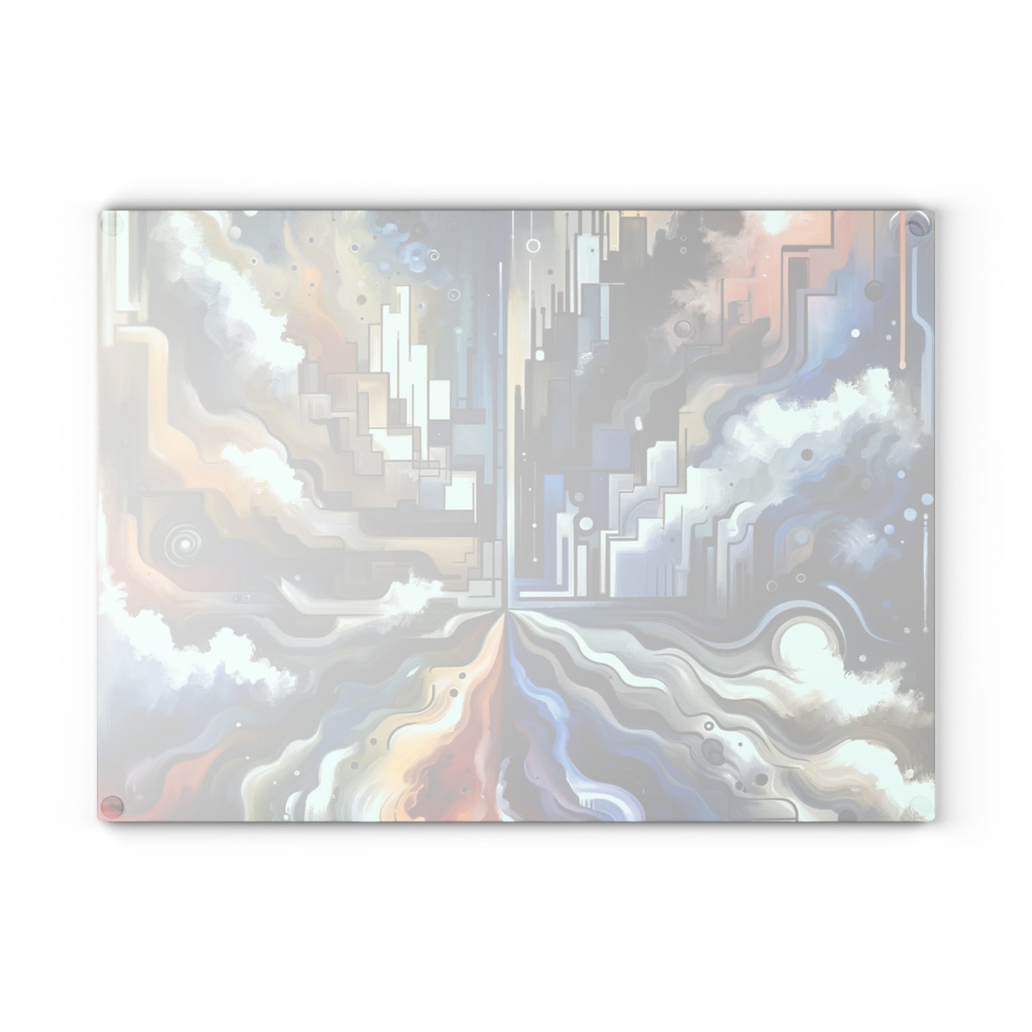 Digital Divide Navigation Glass Cutting Board