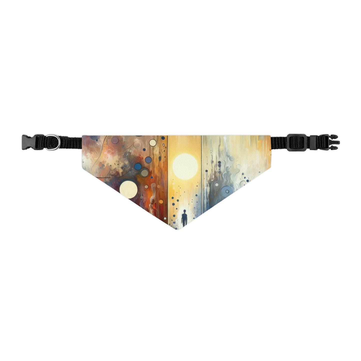 Stillness Transition Abstract Pet Bandana Collar