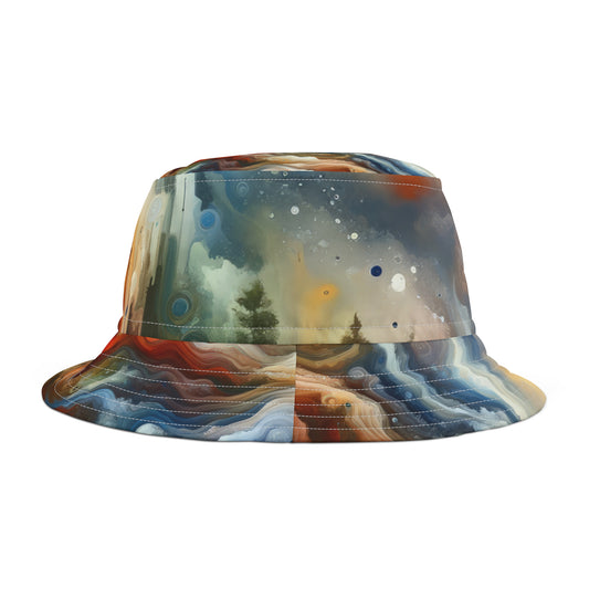Inner Journey Abstract Bucket Hat (AOP)