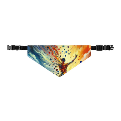 Vibrant Growth Symphony Pet Bandana Collar