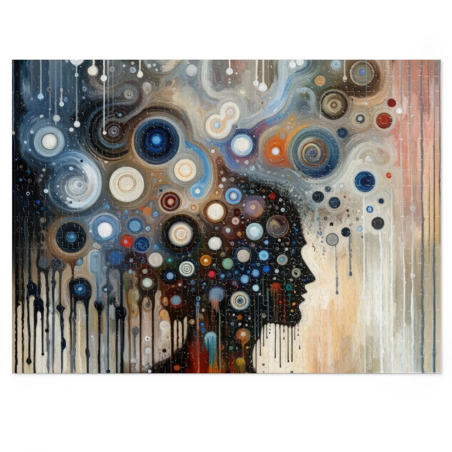 Universal Personal Tachism Jigsaw Puzzle (30, 110, 252, 500,1000-Piece)