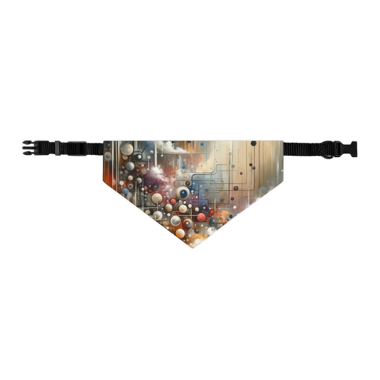 Abstract Mechanical Harmony Pet Bandana Collar