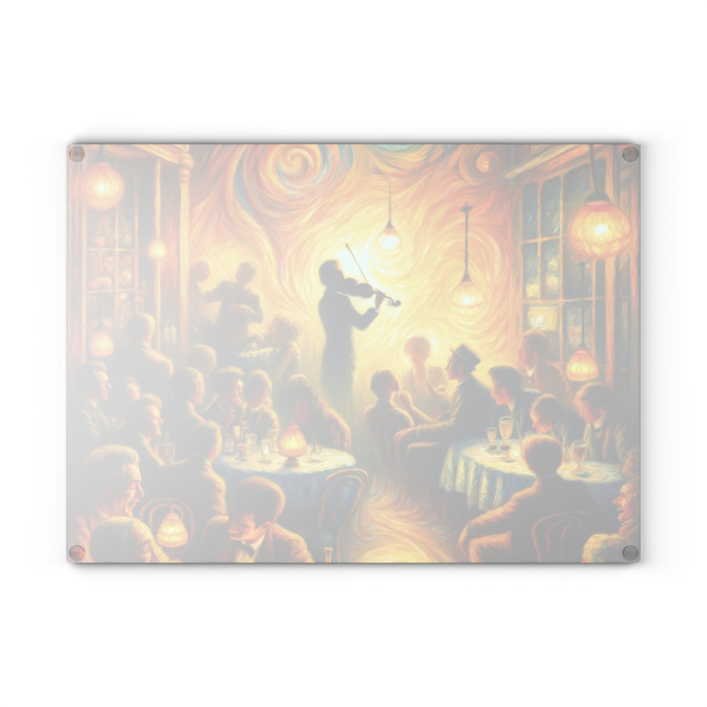 Bistro Emotive Entry Glass Cutting Board