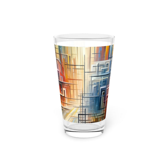 Urban Flow Interconnectedness Pint Glass, 16oz