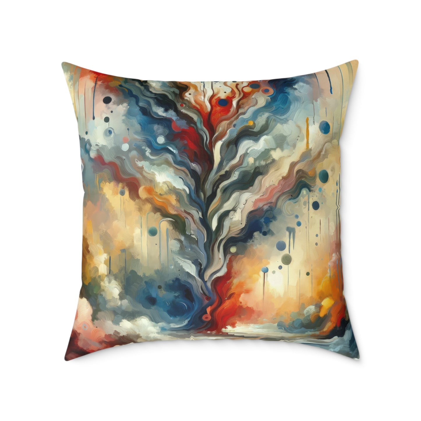 Abstract Forgiveness Offering Spun Polyester Pillow