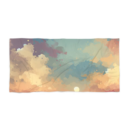 Dusky Sky Glow Beach Towel