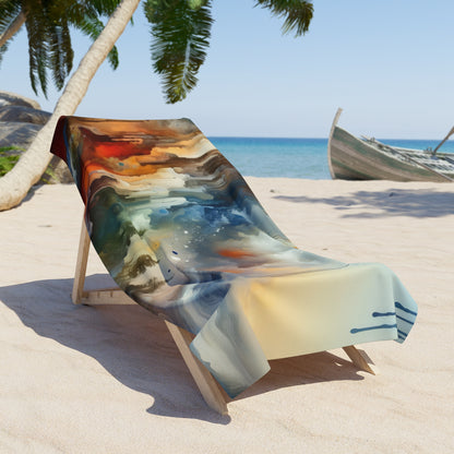 Inner Journey Abstract Beach Towel