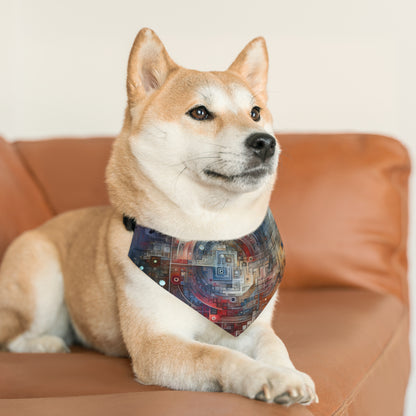 Awareness Algorithm Tachism Pet Bandana Collar