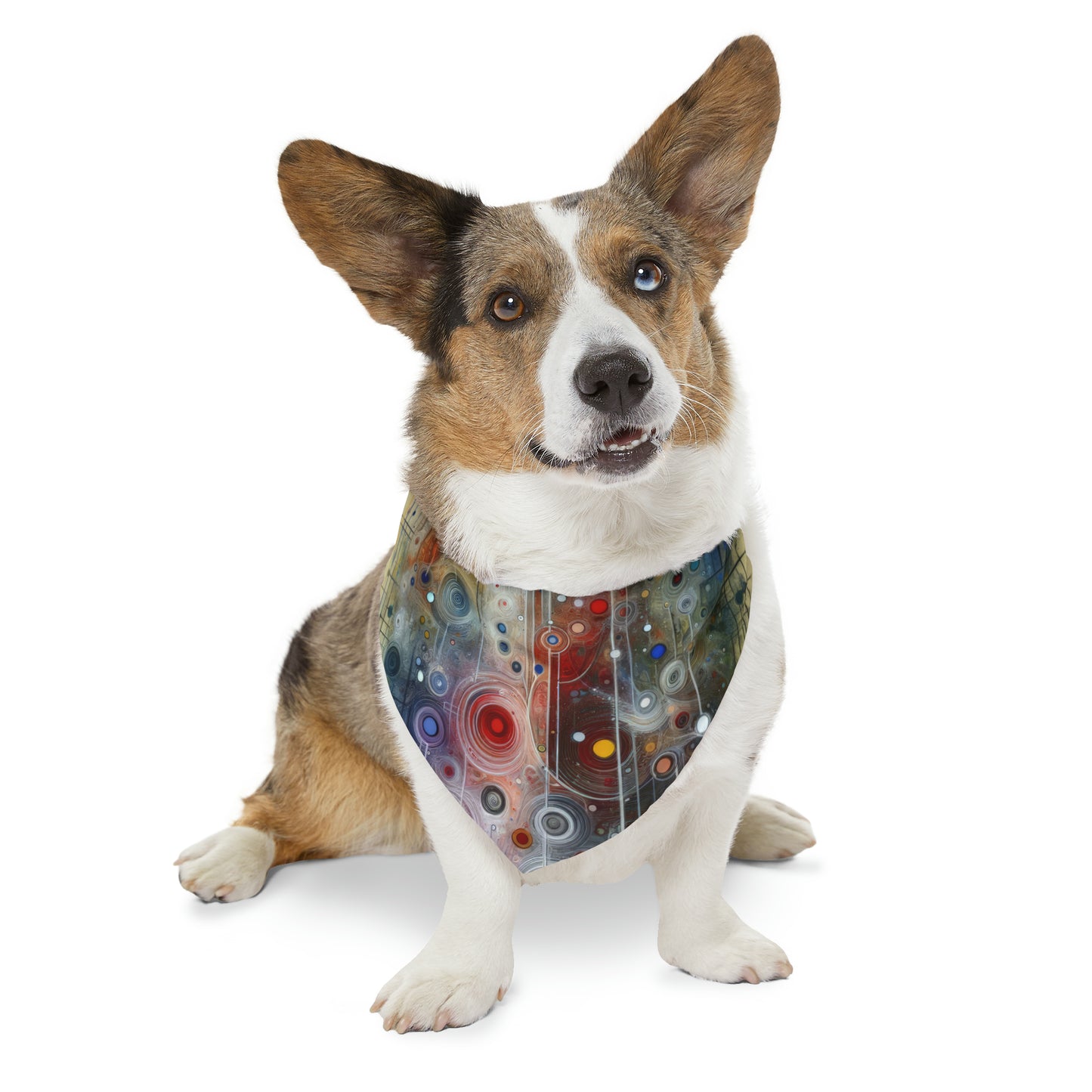 Awakenings Interconnectedness Tachism Pet Bandana Collar