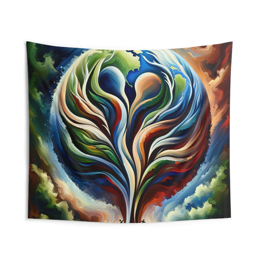 Interconnected Earth Advocates Indoor Wall Tapestries