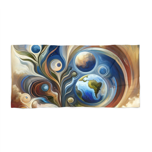 Esoteric Nurturing Gaia Beach Towel