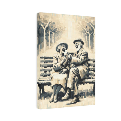 Joyful Companionship Serenity Canvas Photo Tile