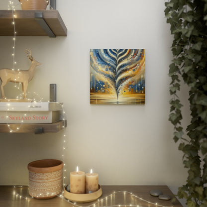 Ripple Effect Abstraction Canvas Photo Tile