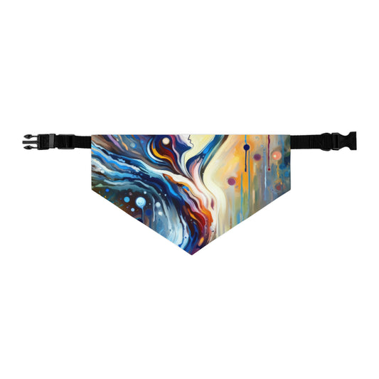 Journey Embrace Tachism Pet Bandana Collar