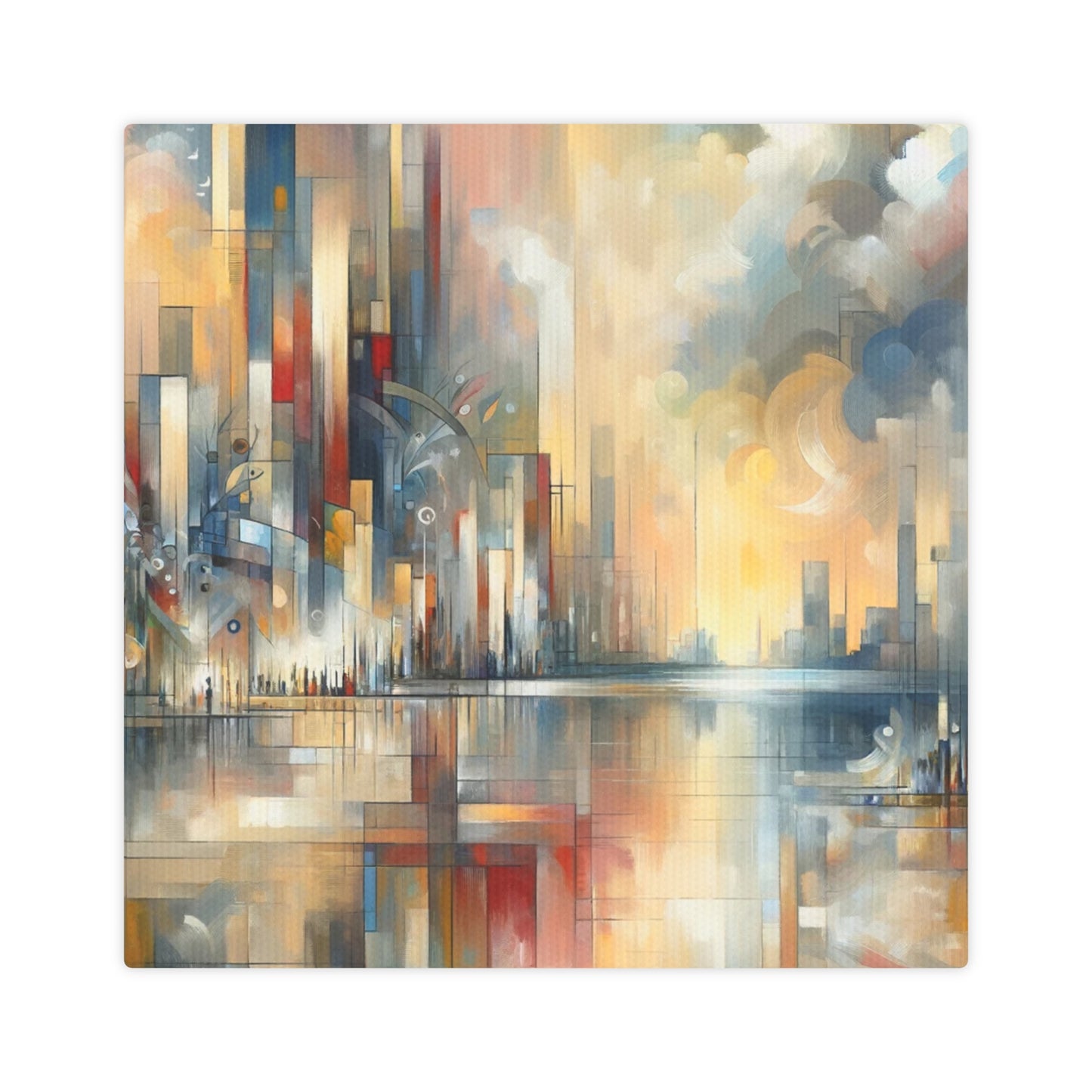 Abstract Buzzing Stillness Canvas Photo Tile