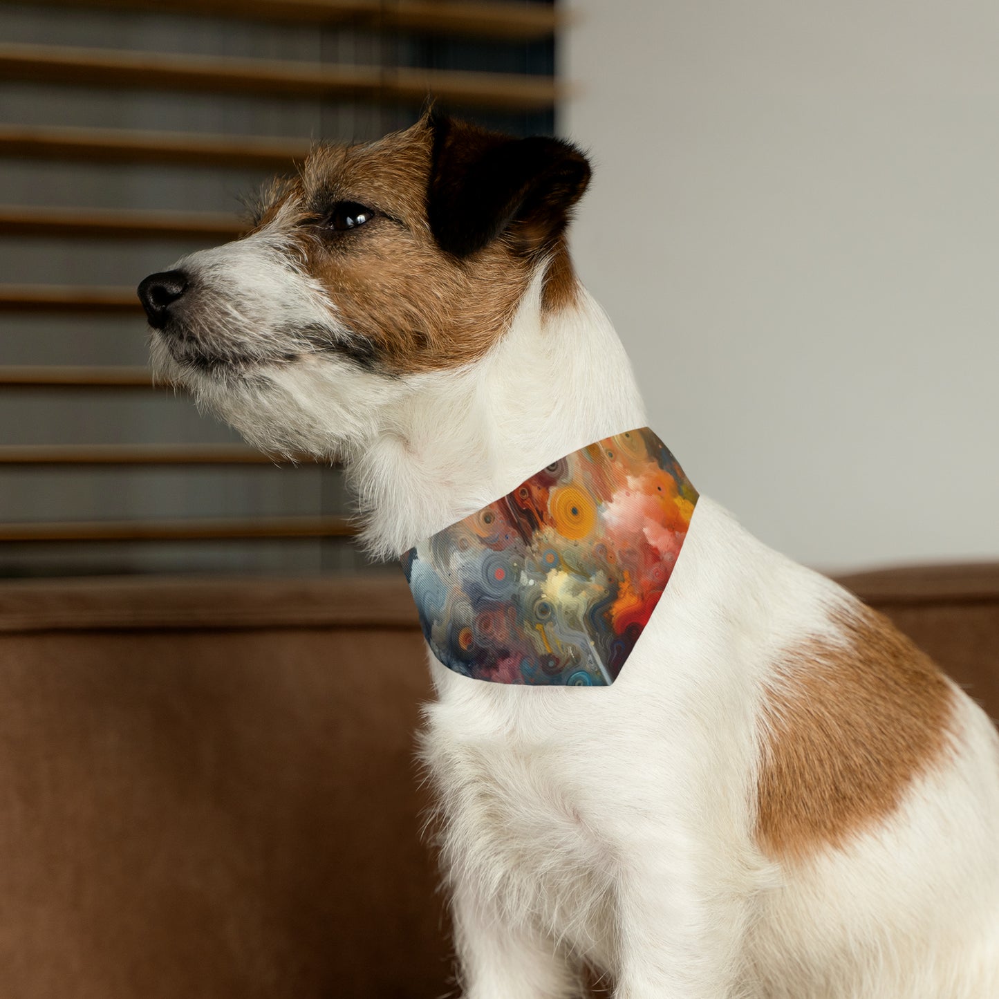 Abstract Beliefs Reflection Pet Bandana Collar