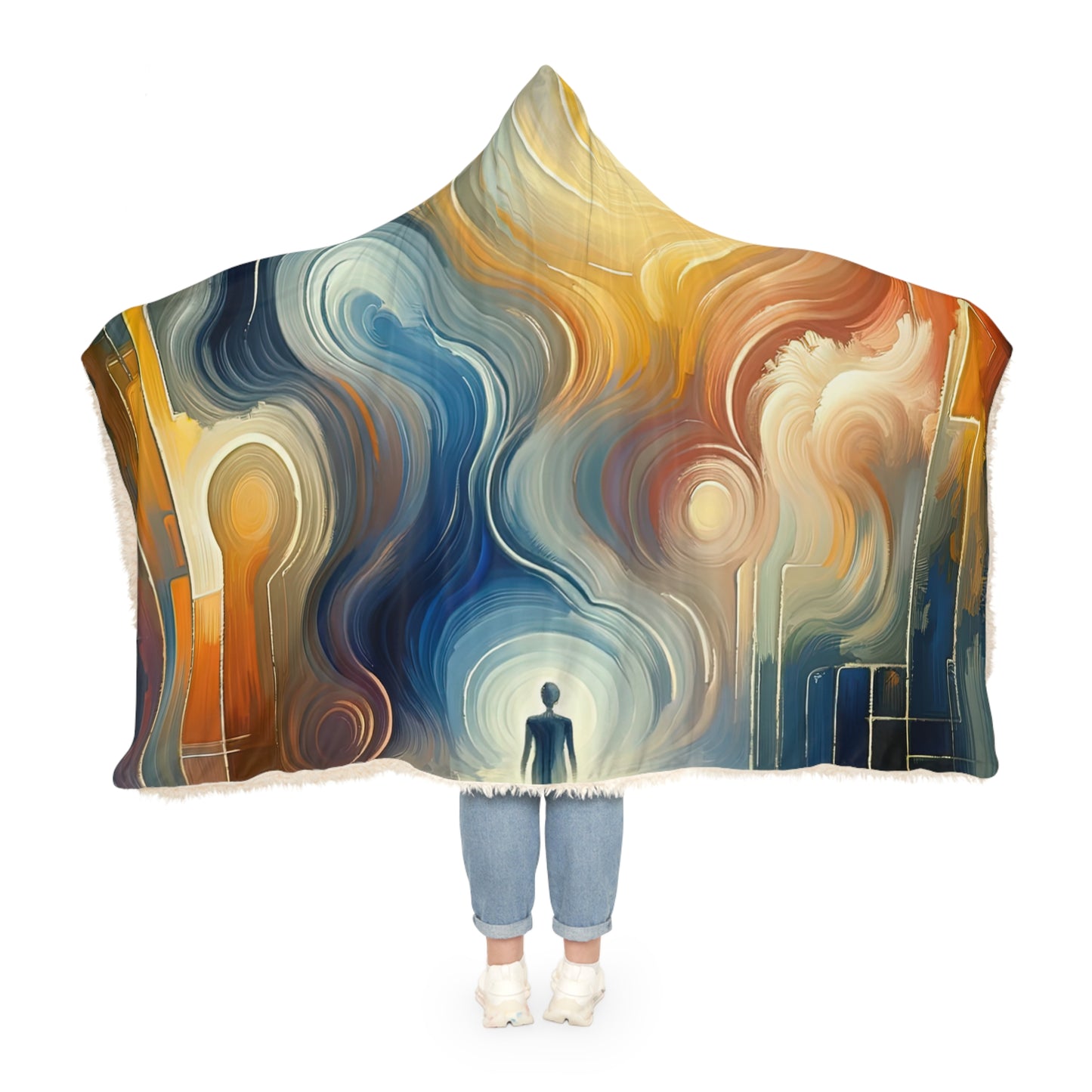 Spiritual Tranquil Sanctuary Snuggle Blanket