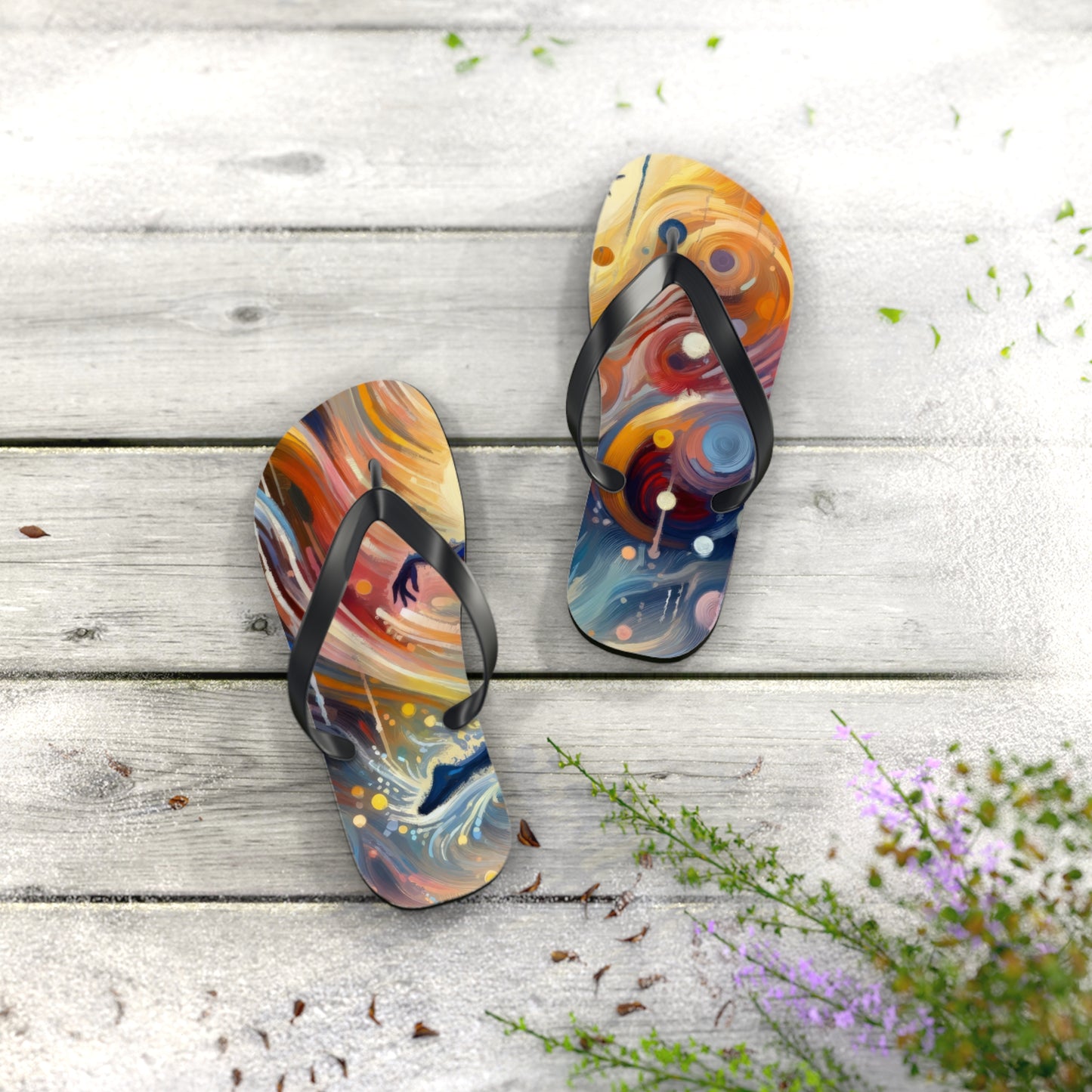 Wholehearted Divine Dance Flip Flops