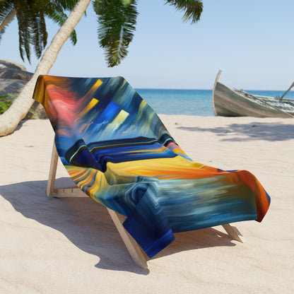 Connectivity Beacon Dichotomy Beach Towel