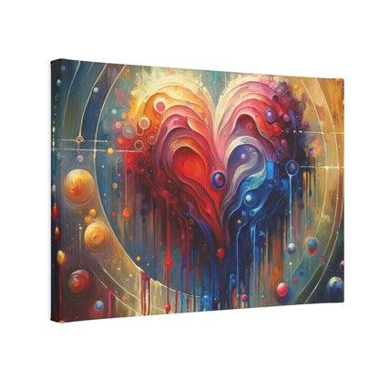 Unified Heart Reflections Canvas Photo Tile