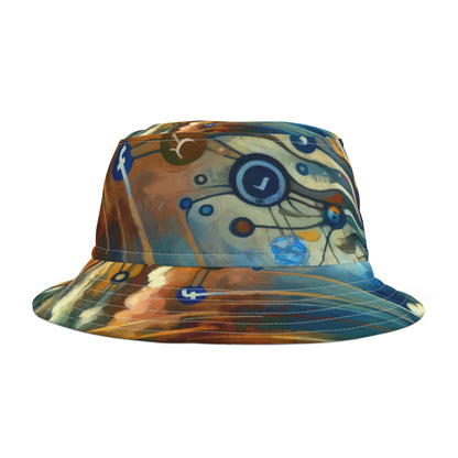 Reflective Digital Meditation Bucket Hat (AOP)