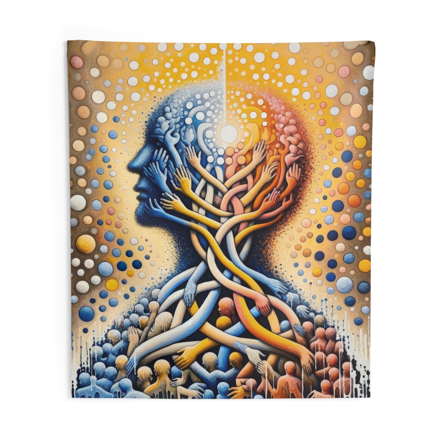 Unveiling Inner Essence Indoor Wall Tapestries