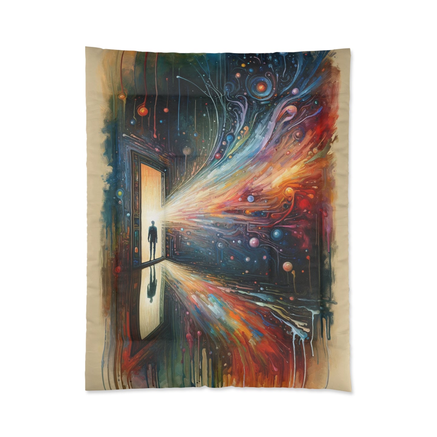 Mirror Wholeness Tachism Comforter