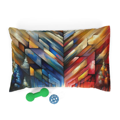 Anchored Tenets Abstraction Pet Bed